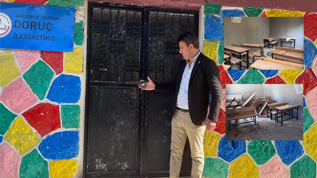 CHP HEYETİ, URFA’DAKİ OKULUN DURUMUNU GÜNDEME GETİRMİŞTİ