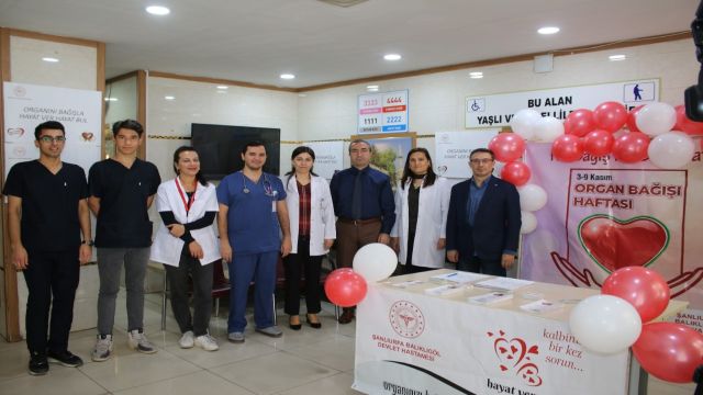 URFA'DA ORGAN BAĞIŞI STANDI KURULDU