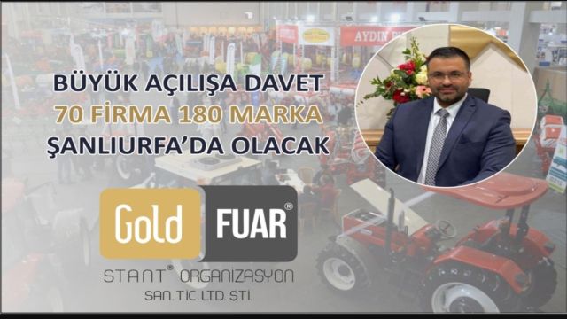 Tarım ve gıda sektörünün kalbi Şanlıurfa’da atacak