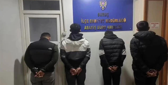 Suruç'ta oto hırsızları yakalandı